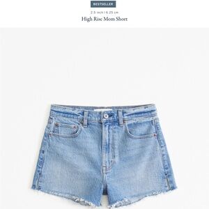 A&F curve love jean shorts ✨